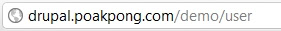 User login address
