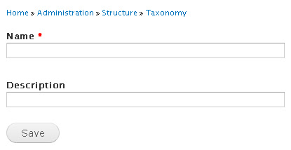 add new vocabulary in drupal 7