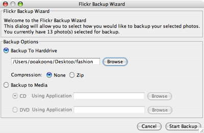 flickr backup