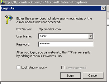 Ftp ข้อมูลเข้า Web Server ผ่าน Ie | ปกป้อง Poakpong.Com